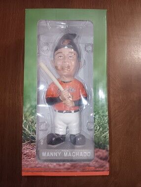 MLB Manny Machado Orange and White Bobblehead/Garden Gnome